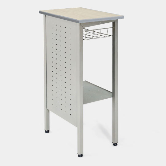 철재사각강의대